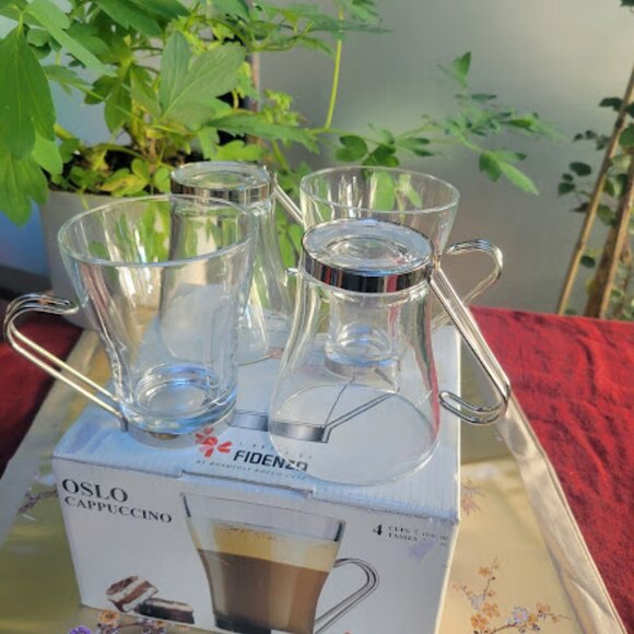 s/4 Fidenza Oslo Cappuccino cups - Picture 12 of 13